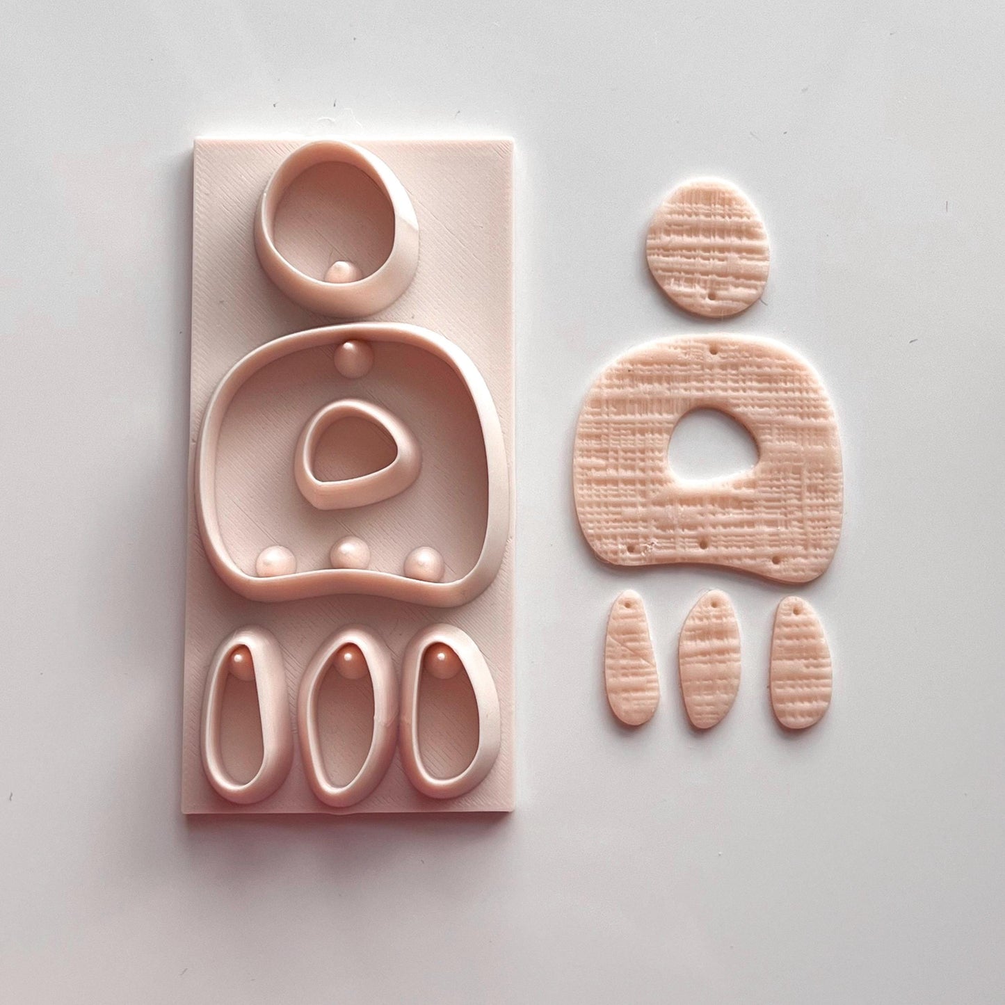 All-In-One Polymer Clay Cutter & Hole Punch Tool | Statement Earrings | E-88