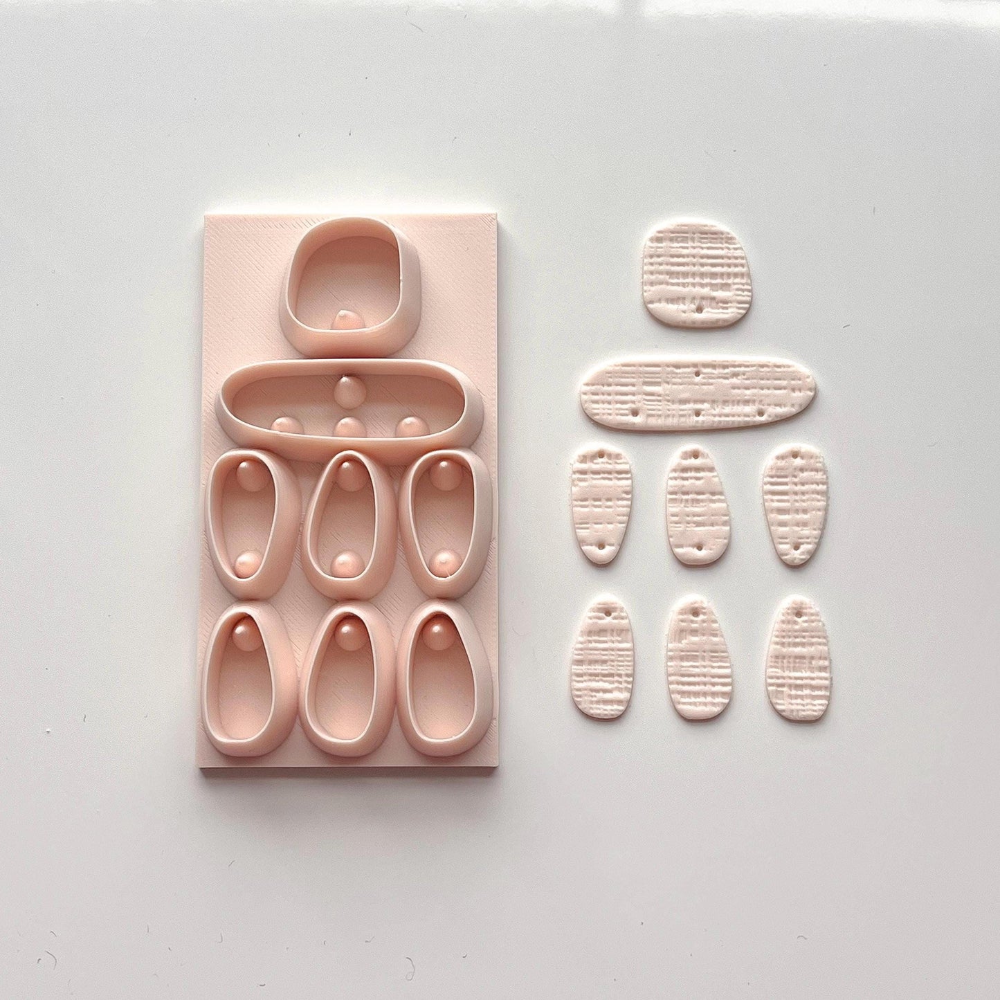 All-In-One Polymer Clay Cutter & Hole Punch Tool | Statement Earrings | E-92