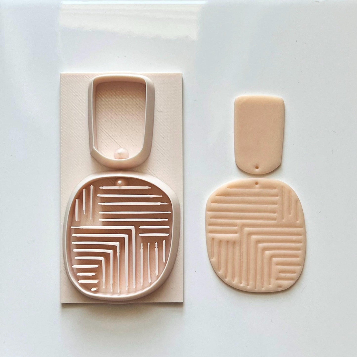 All-In-One Polymer Clay Cutter & Hole Punch Tool | Statement Earrings | E-76