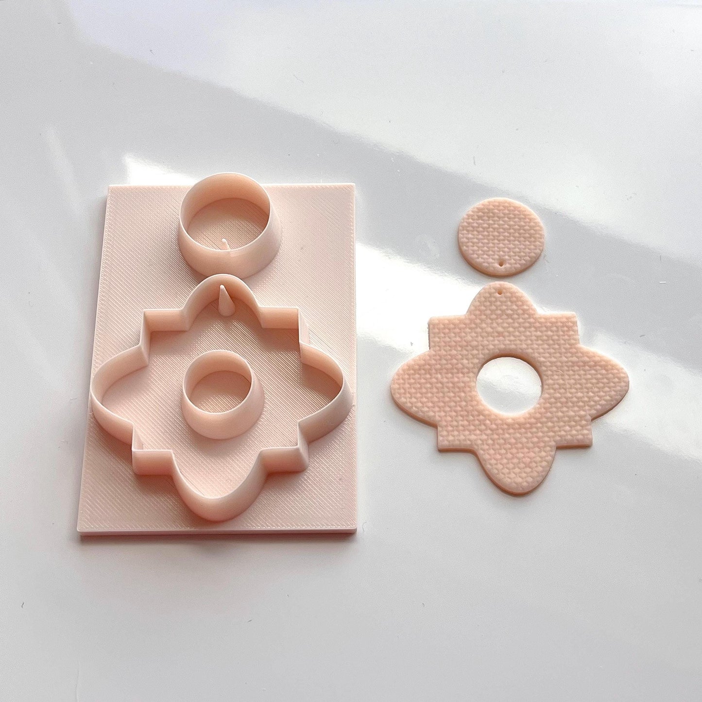 All-In-One Duo Clay Cutter & Hole Punch Tool | Statement Earrings |