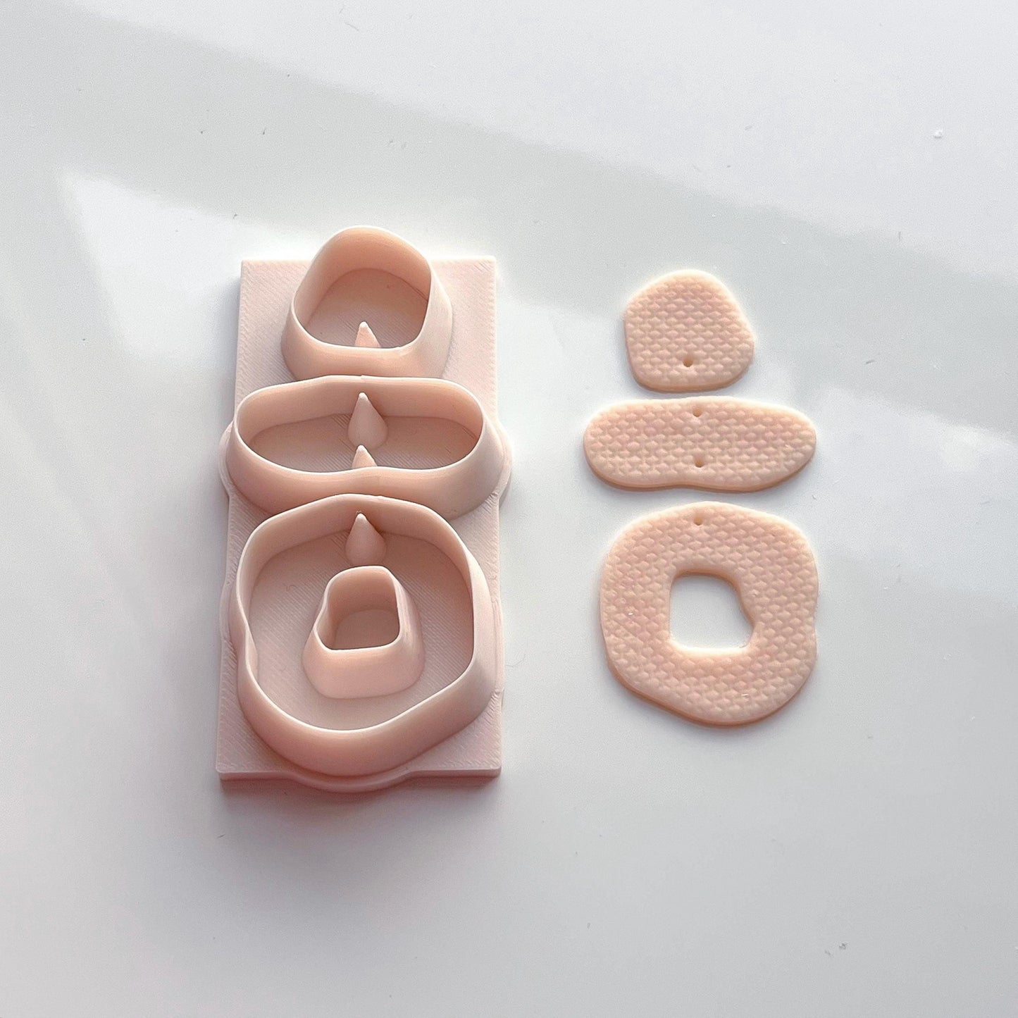 All-In-One Polymer Clay Cutter & Hole Punch | Statement Earrings | E-60