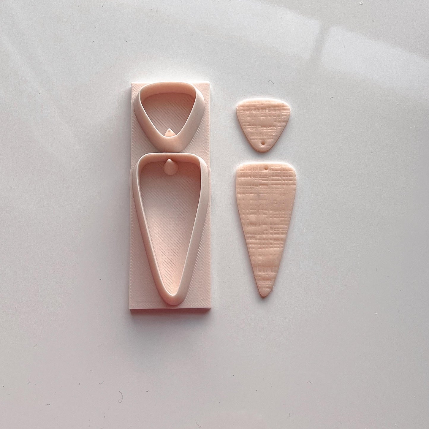 All-In-One Duo Polymer Clay Cutter & Hole Punch Tool | Statement Earrings | D-12