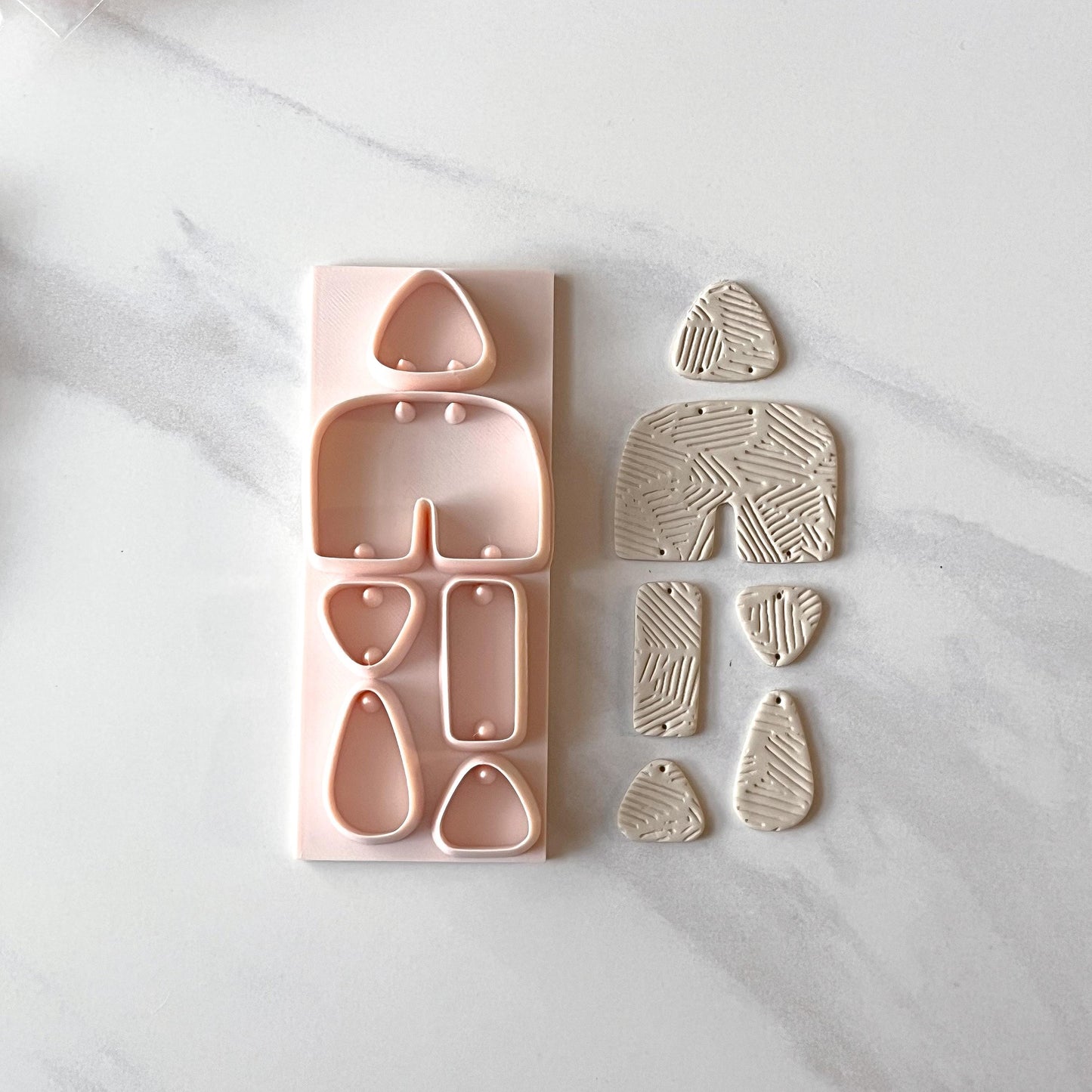 All-In-One Polymer Clay Cutter & Hole Punch Tool | Statement Earrings | E-83