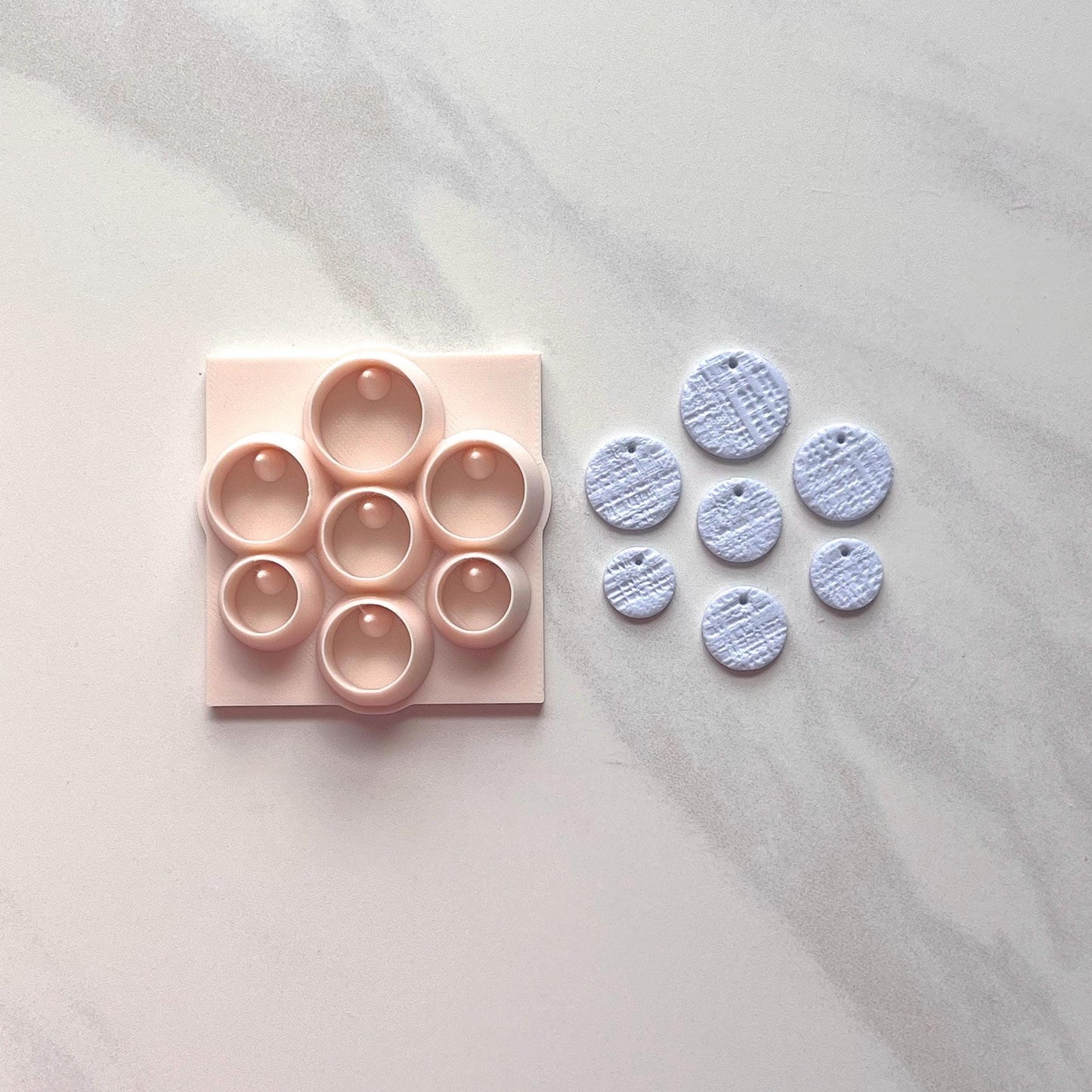 Round Polymer Clay Bead Cutter | Hole Punch Earring Tool