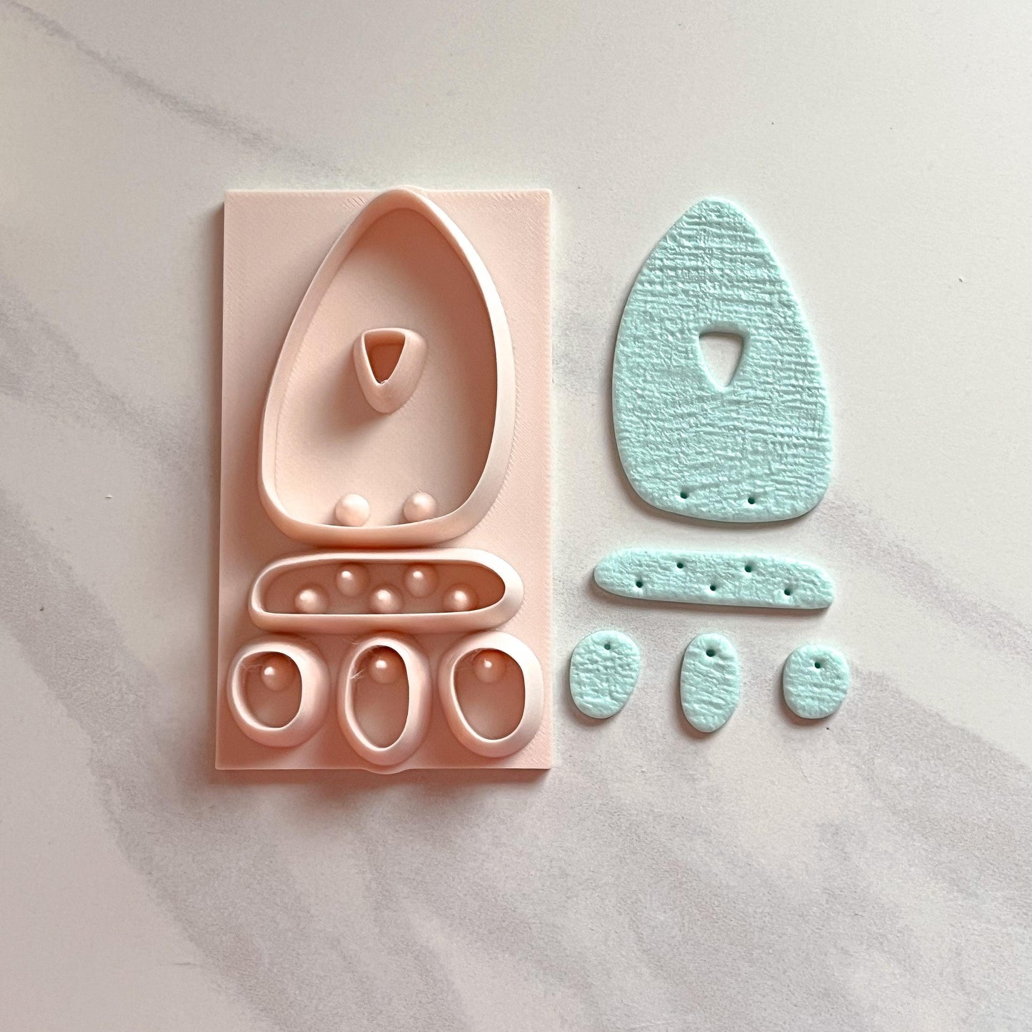All-In-One Polymer Clay Cutter & Hole Punch Tool | Statement Earring Cutter | E-126