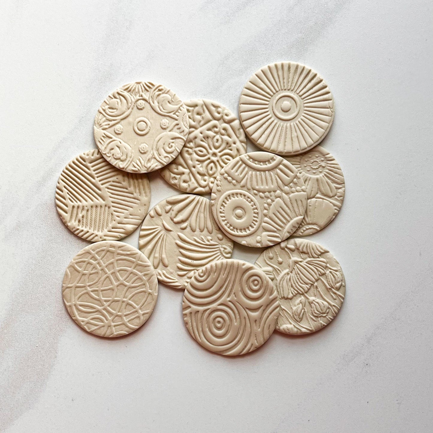 Polymer Clay Texture Roller | Seamless Pattern Embossing Tool | T-11