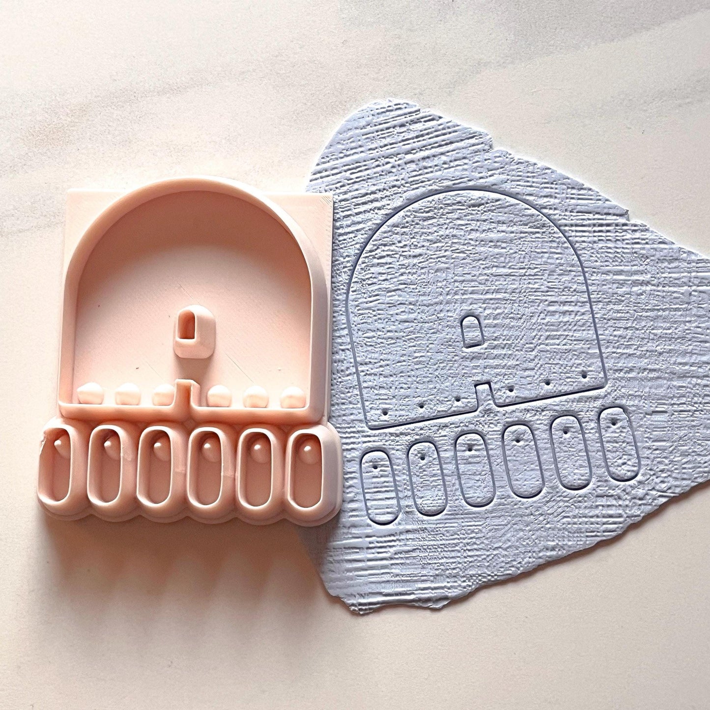All-in-One Polymer Clay Cutter and Hole Punch Tool | Statement Earring Cutter | E-4