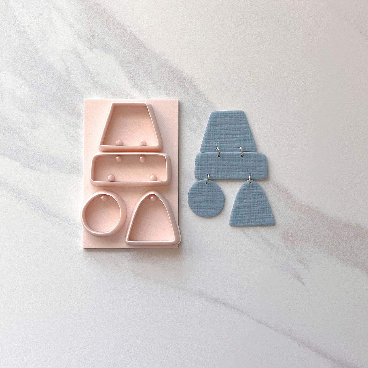 All-In-One Polymer Clay Cutter & Hole Punch Tool | Statement Earrings | E-117