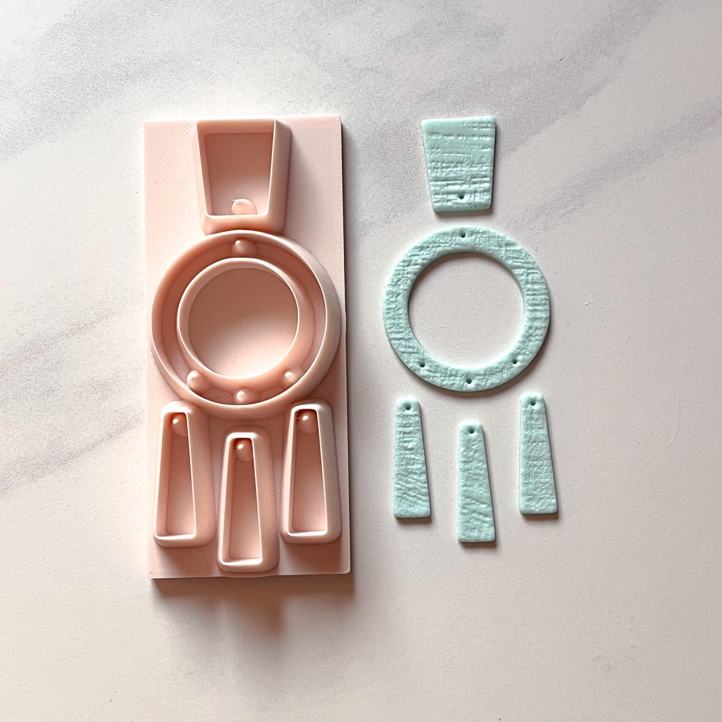 All-In-One Polymer Clay Cutter & Hole Punch Tool | Statement Earring Cutter | E-40