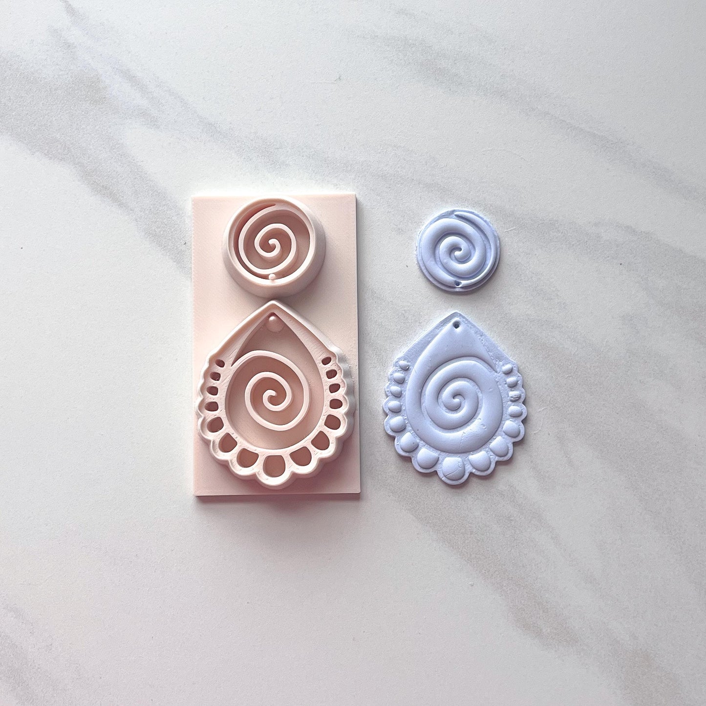 All-In-One Polymer Clay Cutter & Hole Punch Tool | Statement Earrings | U-3