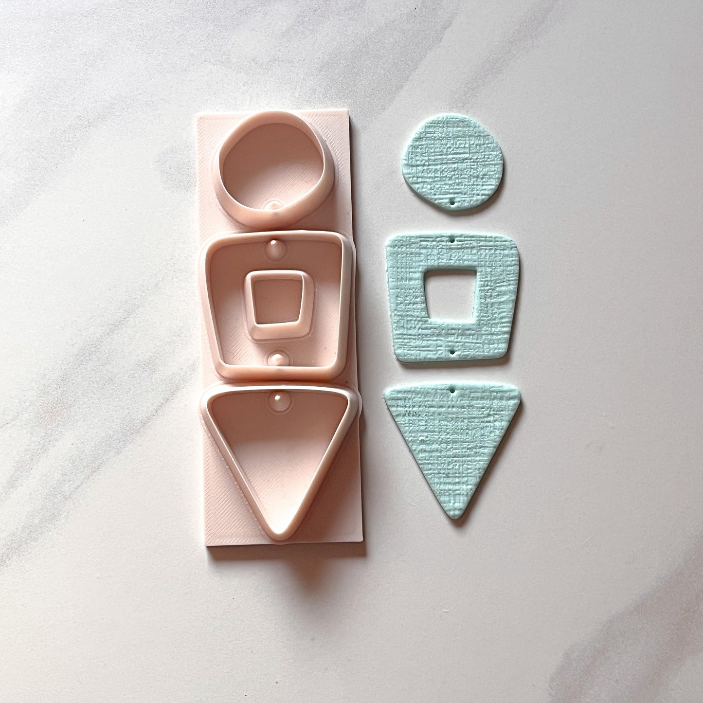 All-In-One Polymer Clay Cutter & Hole Punch Tool | Statement Earring Cutter | E-70