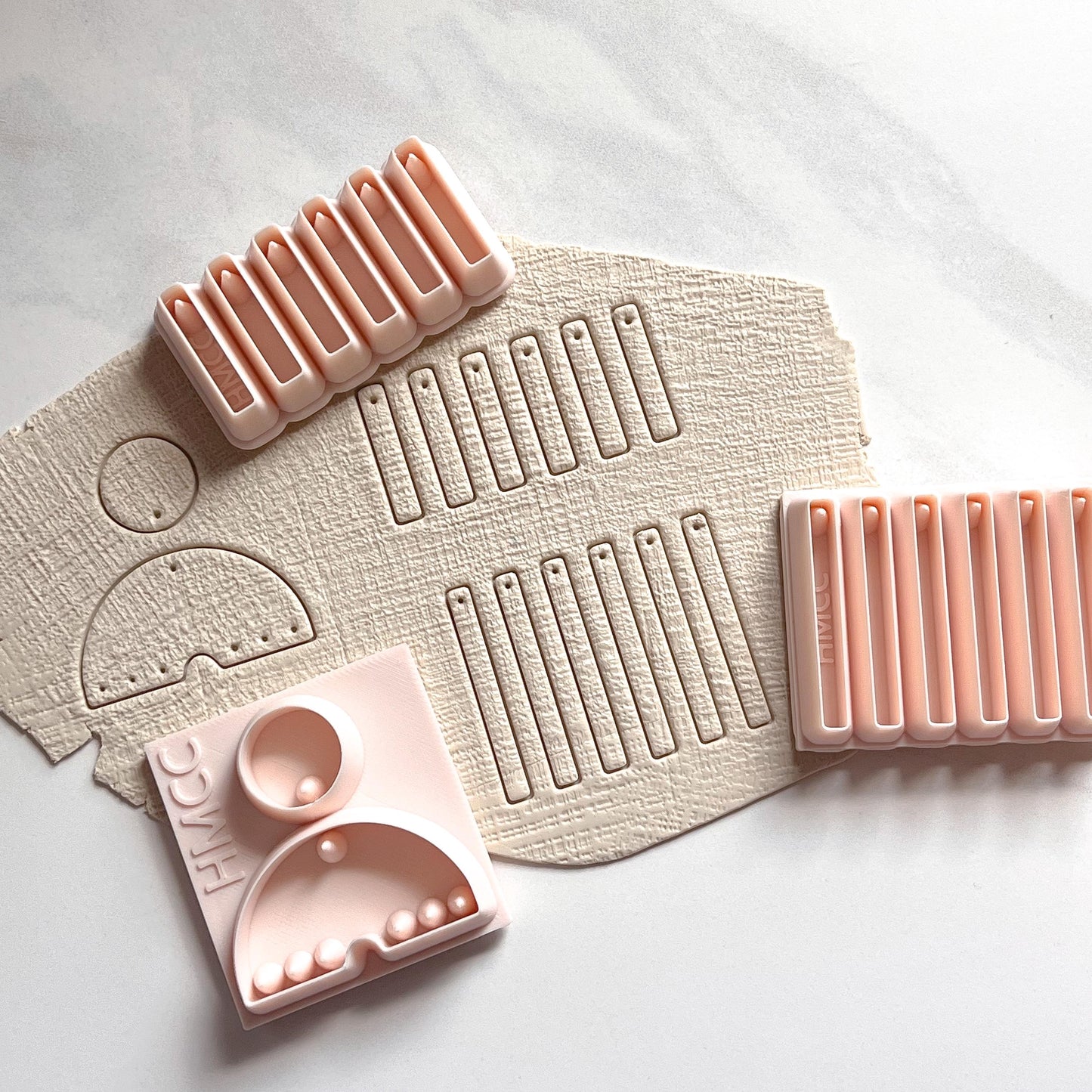 All-In-One Polymer Clay Cutter and Hole Punch | Statement Earring Cutter | E-57