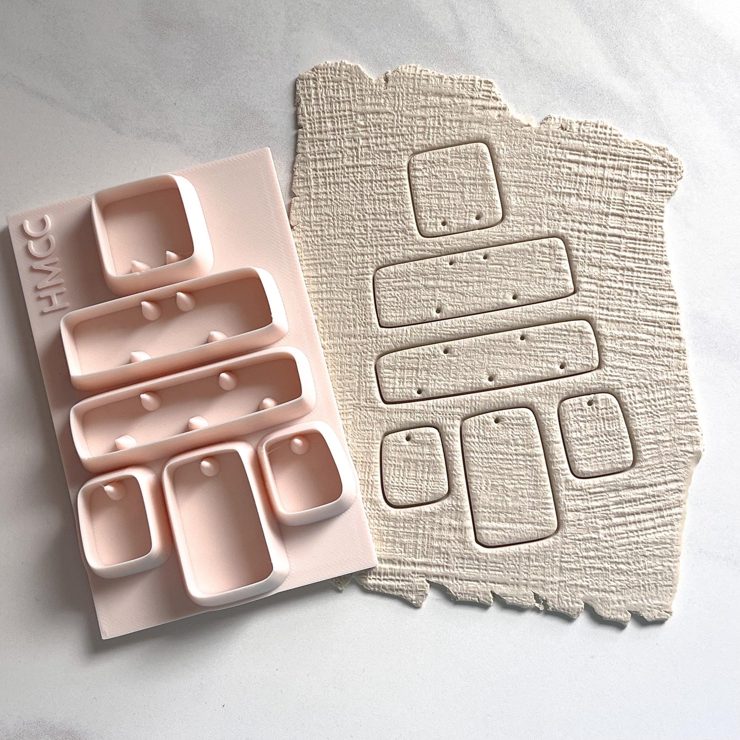 All-In-One Polymer Clay Cutter & Hole Punch Tool | Statement Earrings | E-125