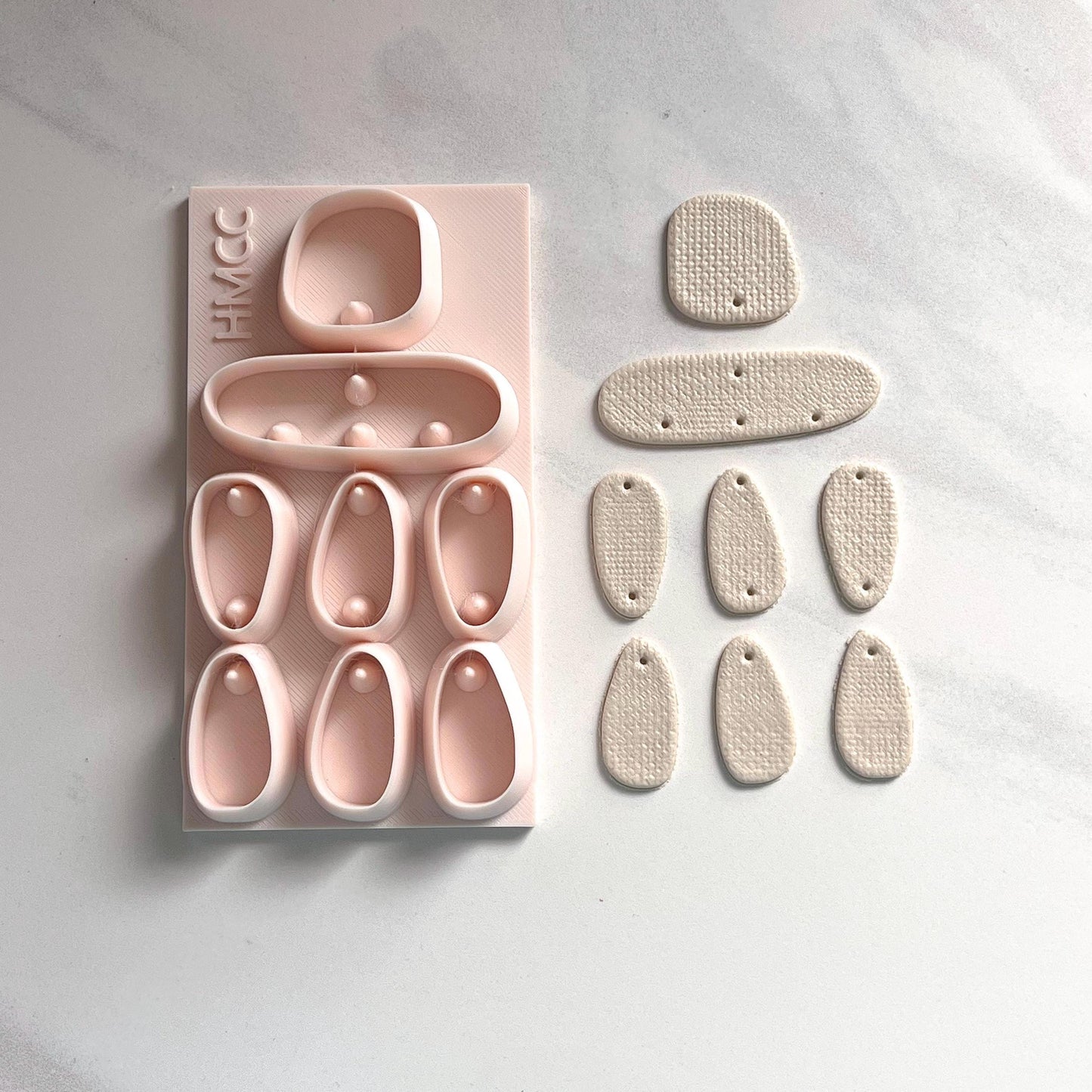 All-In-One Polymer Clay Cutter & Hole Punch Tool | Statement Earrings | E-92