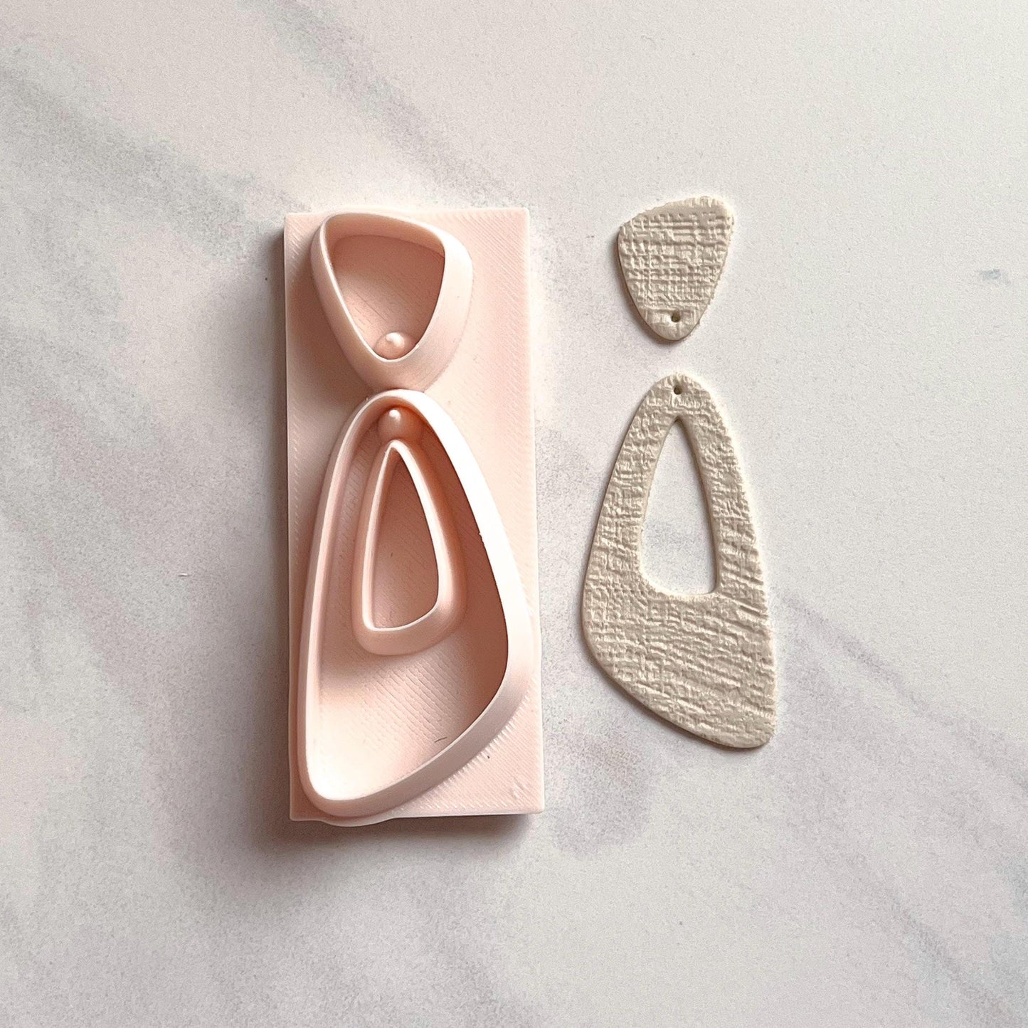 All-In-One Duo Clay Cutter & Hole Punch Tool | Statement Earrings | D-22