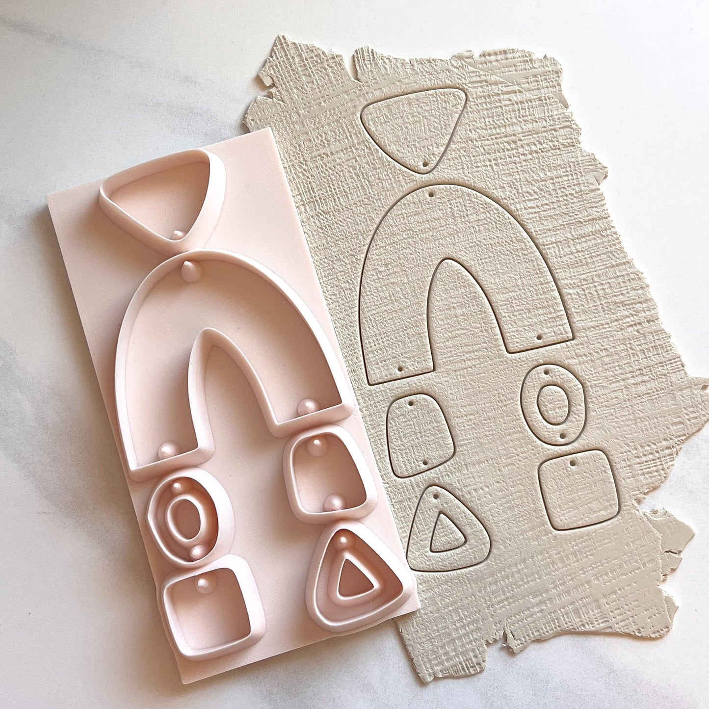 Mod Pop Arch All-In-One Polymer Clay Cutter and Hole Punch | Statement Earrings E-20
