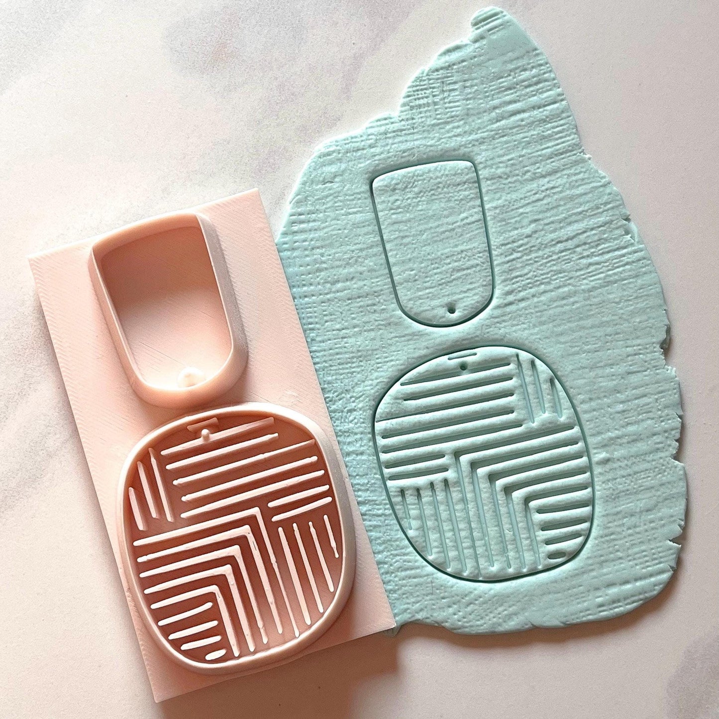 All-In-One Polymer Clay Cutter & Hole Punch Tool | Statement Earrings | E-76
