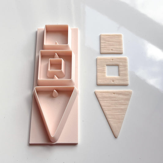 All-In-One Polymer Clay Cutter & Hole Punch Tool | Statement Earrings | E-82