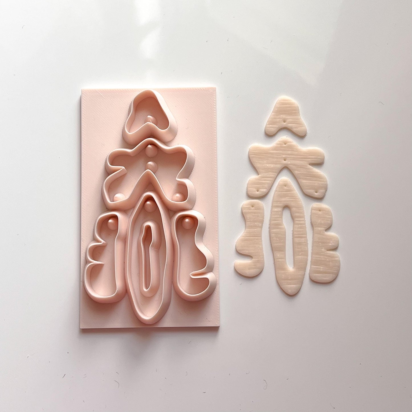 All-In-One Polymer Clay Cutter and Hole Punch | Statement Earring Cutter | E-49