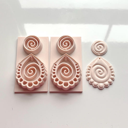All-In-One Polymer Clay Cutter & Hole Punch Tool | Statement Earrings |