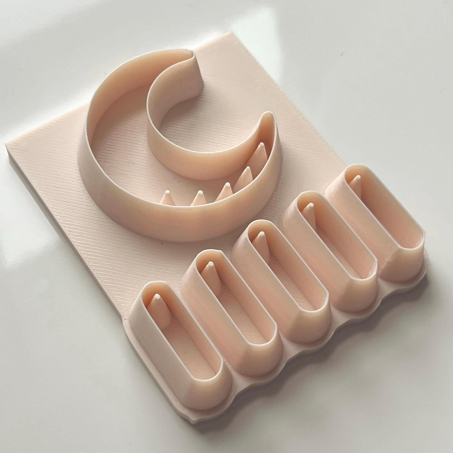 All-In-One Moon Polymer Clay Cutter & Hole Punch | Statement Earring Cutter | E-54