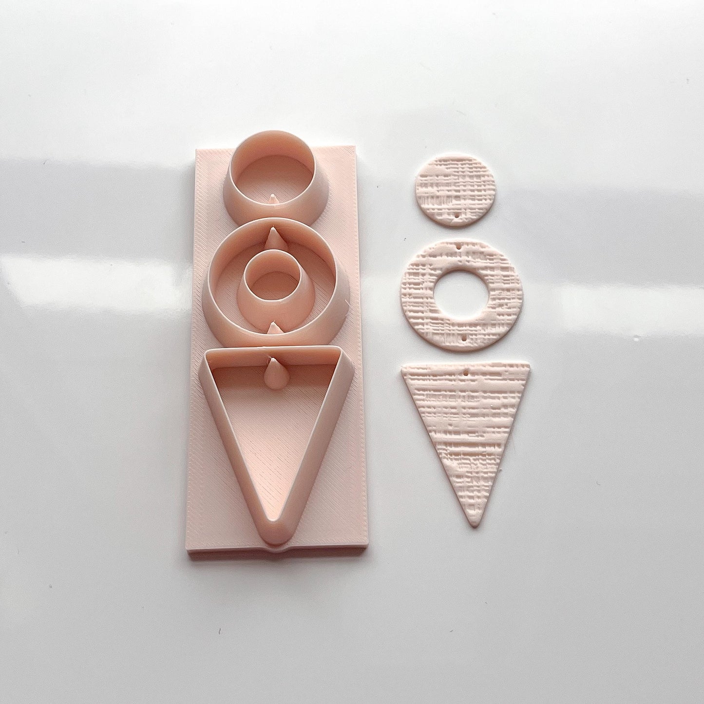 All-In-One Polymer Clay Cutter & Hole Punch | Statement Earring Cutter | E-55