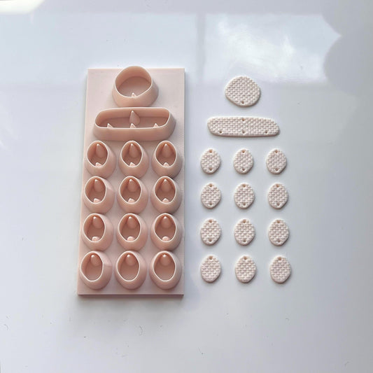 All-In-One Polymer Clay Cutter and Hole Punch | Statement Earrings | E-48