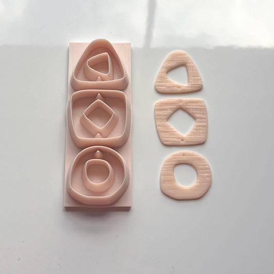 All-In-One Polymer Clay Cutter & Hole Punch Tool | Statement Earrings | E-45