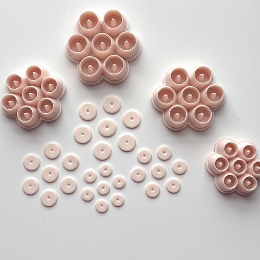 Round Polymer Clay Cutter | Bead Hole Punch Tool