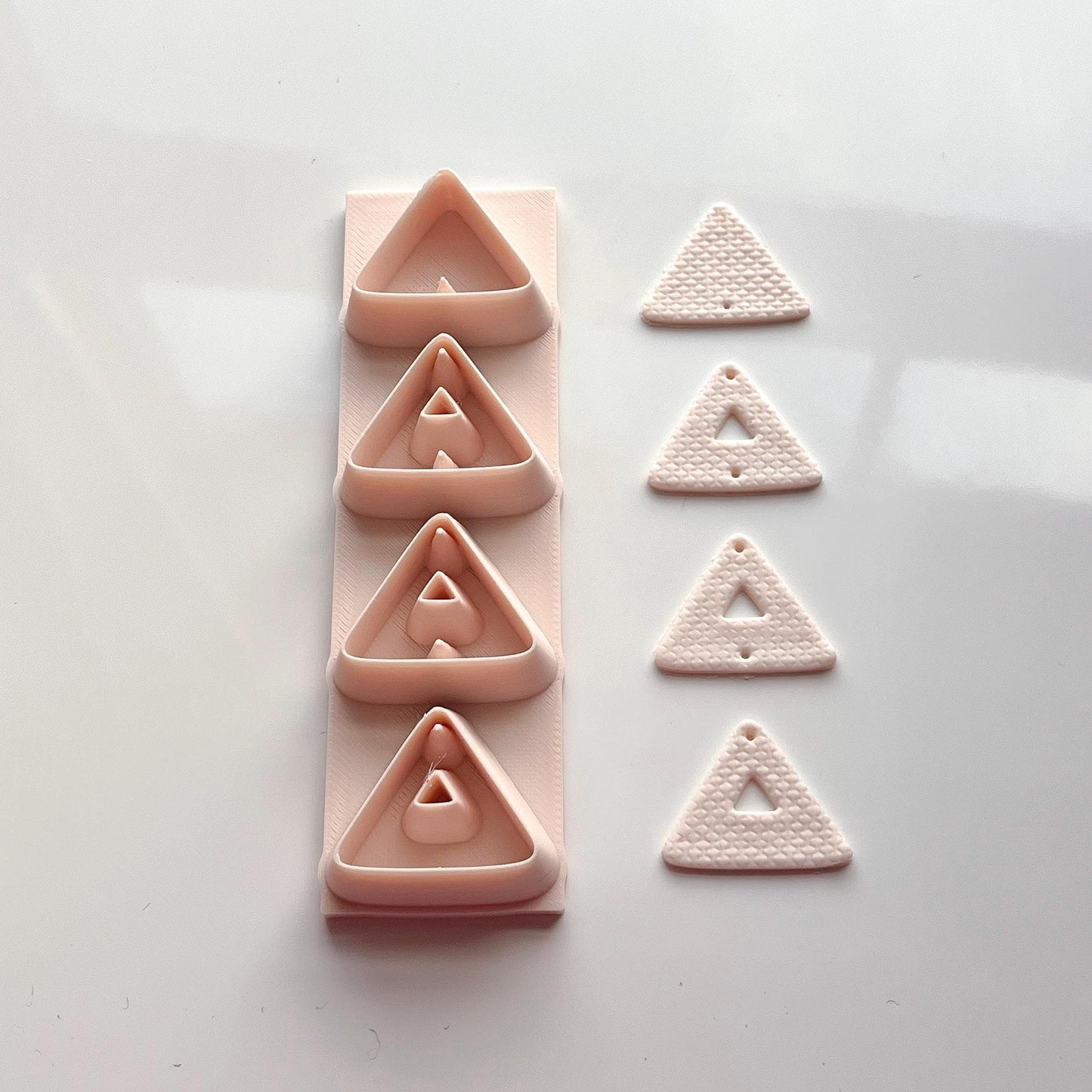 All-In-One Triangles Polymer Clay Cutter & Hole Punch | Statement Earring Clay Cutter | E-66