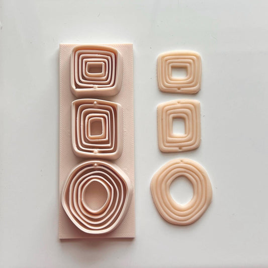 All-In-One Polymer Clay Cutter & Hole Punch Tool | Statement Earrings | E-73