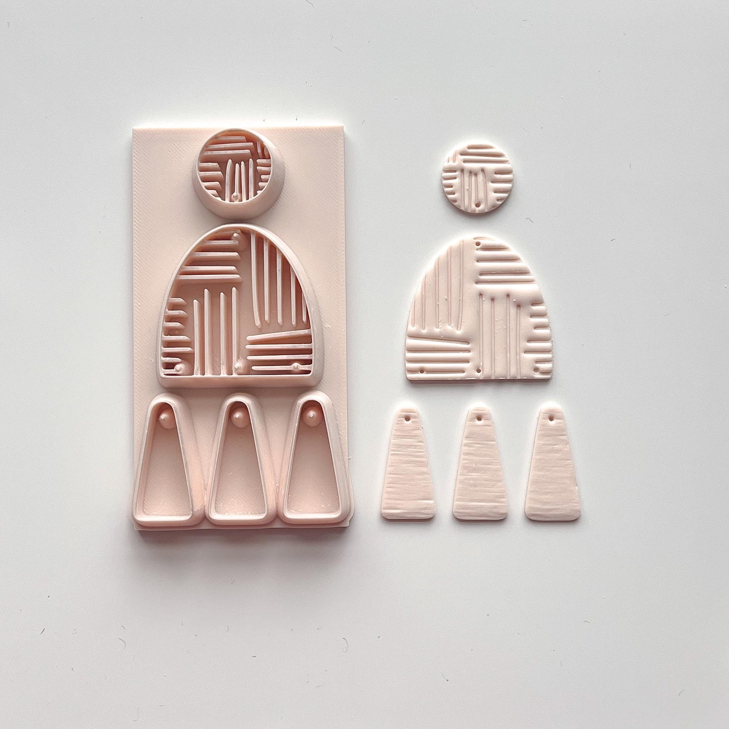 All-In-One Polymer Clay Cutter & Hole Punch Tool | Statement Earrings | E-28