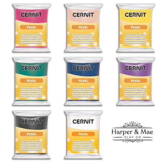 Cernit Pearl Polymer Clay 56g (2 oz) – Professional Solid Color Clay | All Colors Available