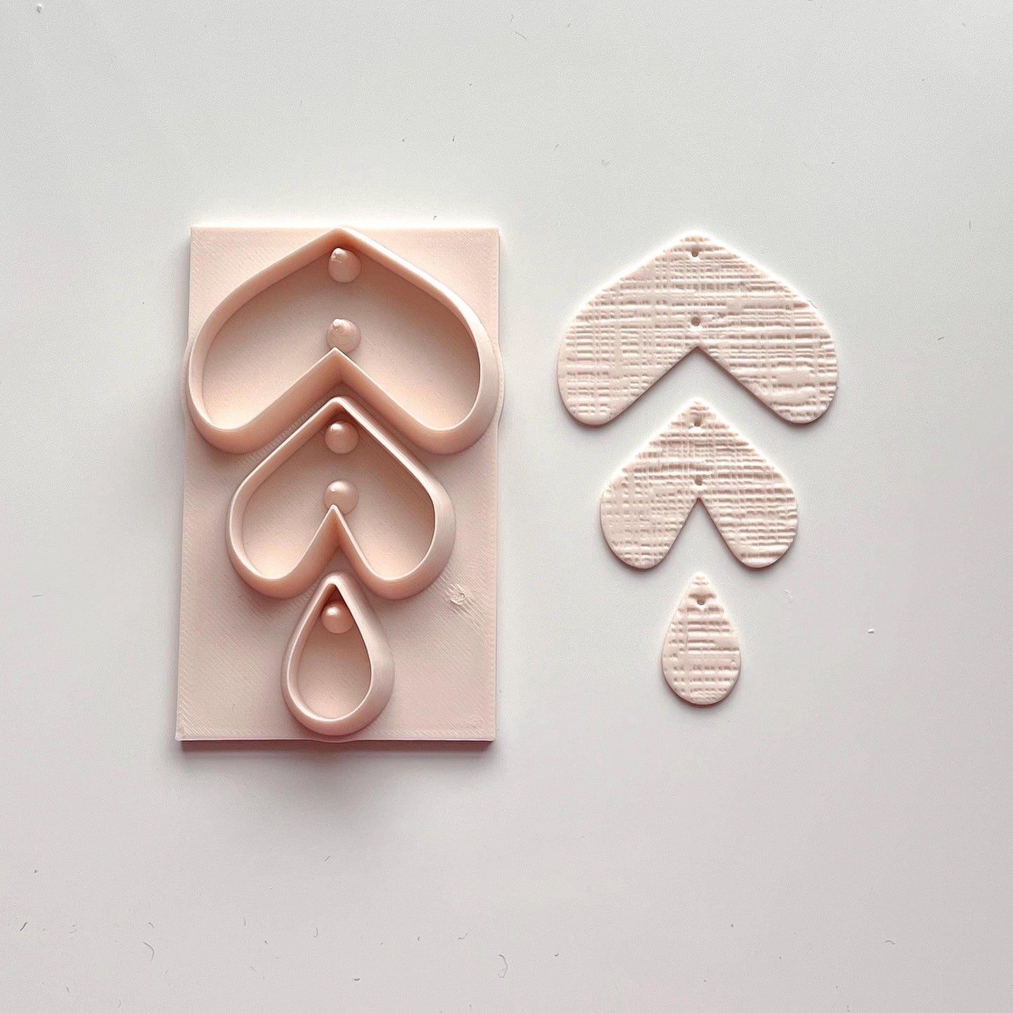 All-In-One Polymer Clay Cutter and Hole Punch Tool | Statement Earrings | E-23