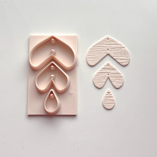 All-In-One Polymer Clay Cutter and Hole Punch Tool | Statement Earrings | E-23