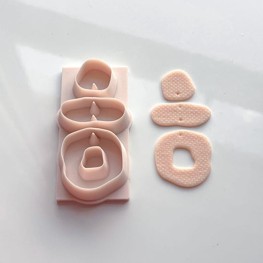 All-In-One Polymer Clay Cutter & Hole Punch | Statement Earrings | E-60