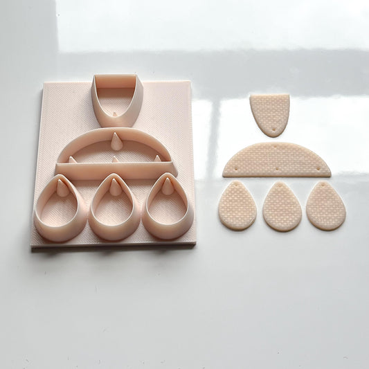 All-In-One Polymer Clay Cutter & Hole Punch Tool | Statement Earrings | E-77