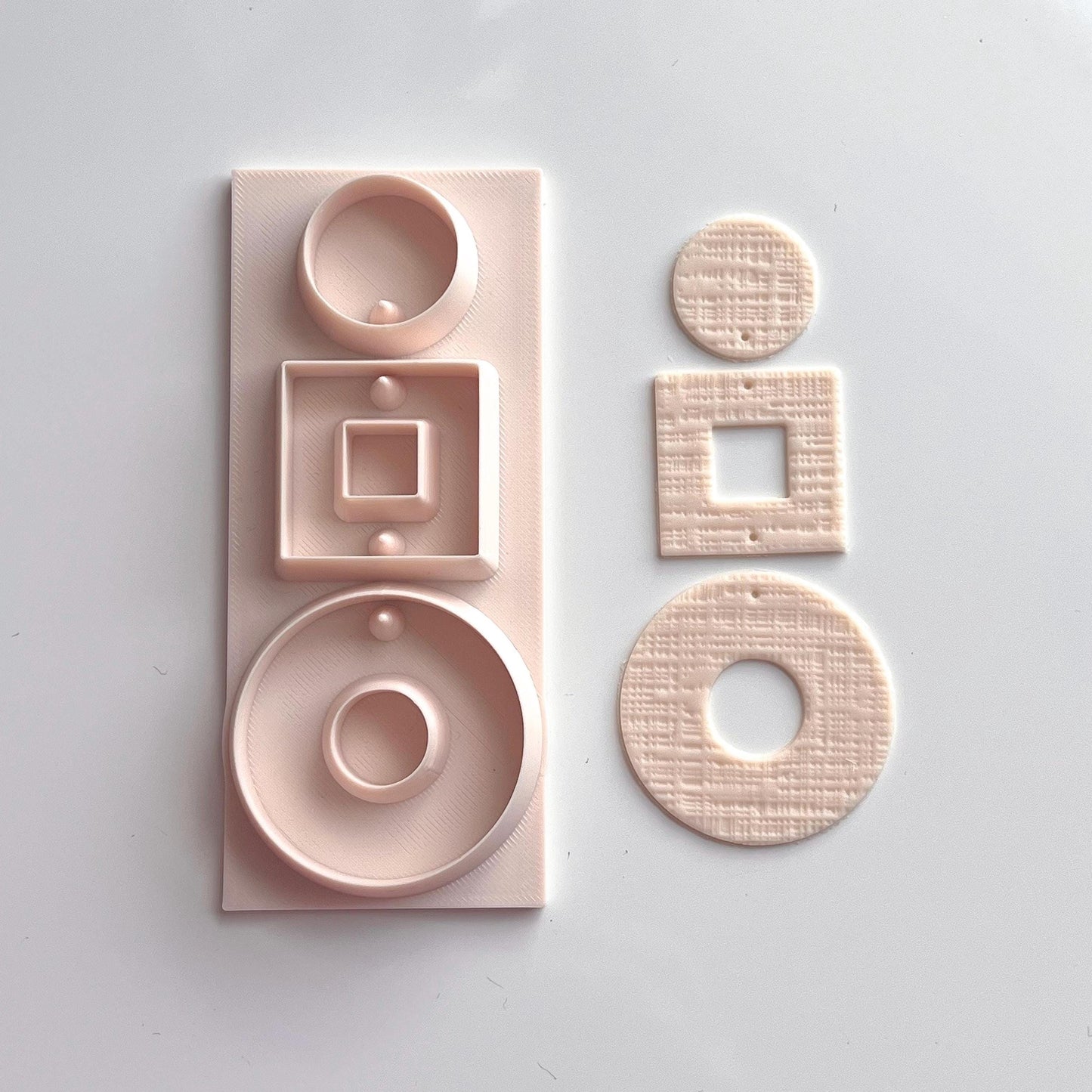 All-In-One Polymer Clay Cutter & Hole Punch Tool | Statement Earrings | E-107