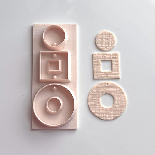 All-In-One Polymer Clay Cutter & Hole Punch Tool | Statement Earrings | E-107