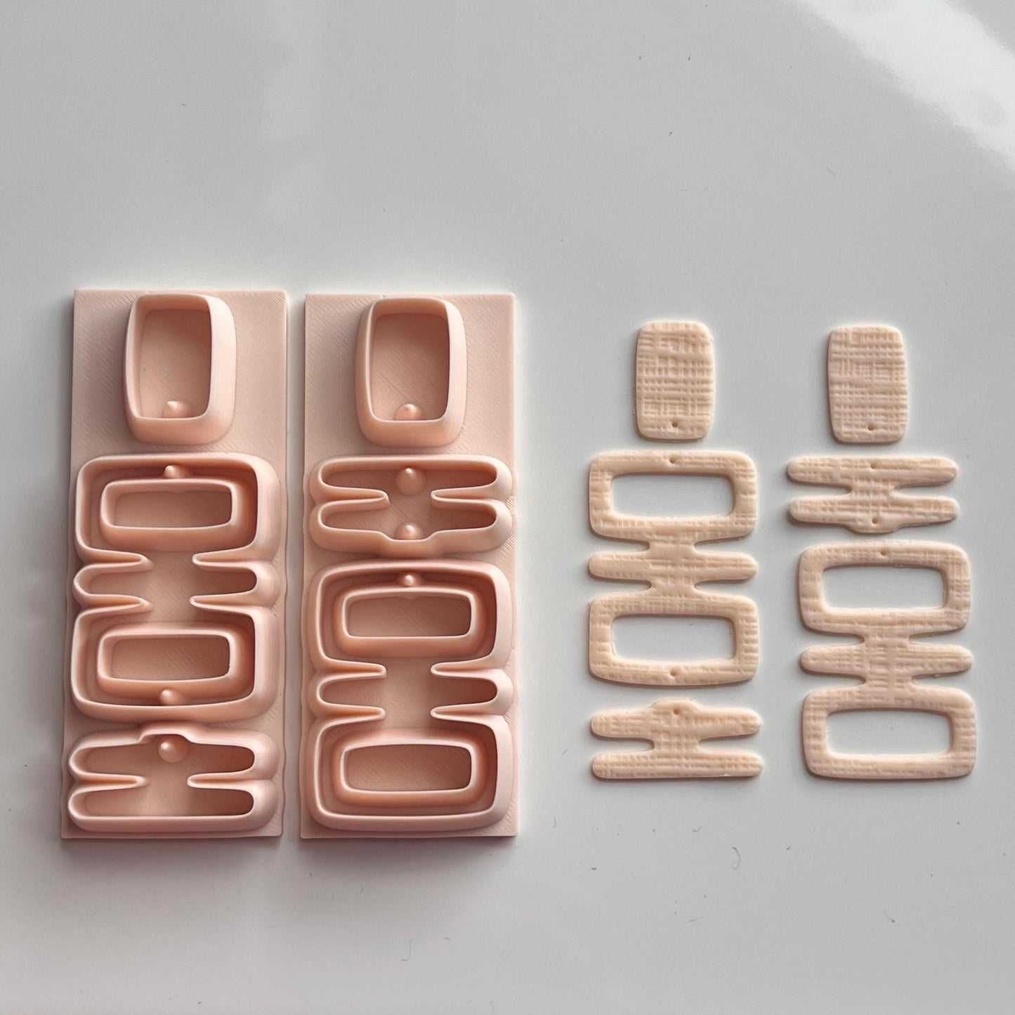 All-In-One Polymer Clay Cutter & Hole Punch Tool | Statement Earrings | E-25