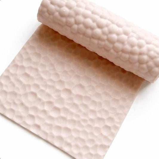 Hammered Metal Polymer Clay Roller | Seamless Fabric Pattern Tool | T-6