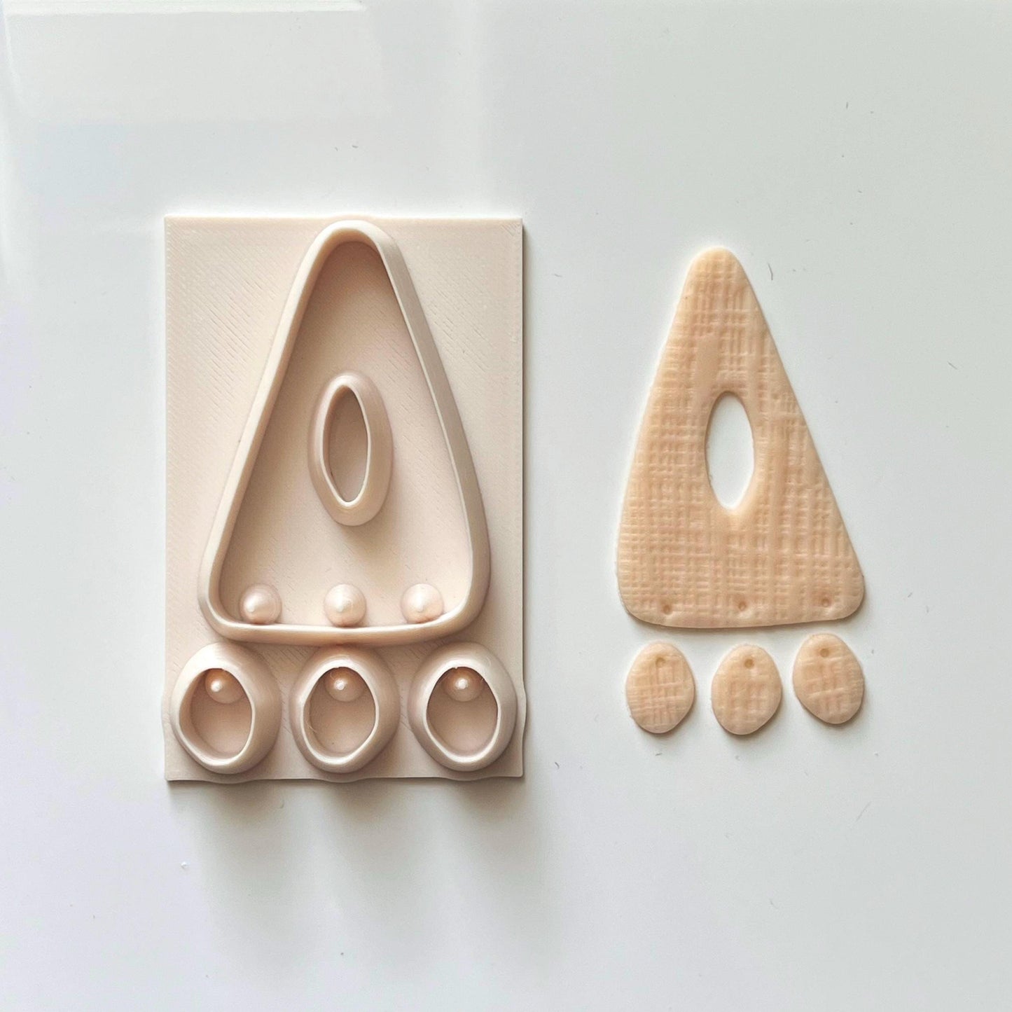 All-In-One Polymer Clay Cutter & Hole Punch | Statement Earrings | E-61