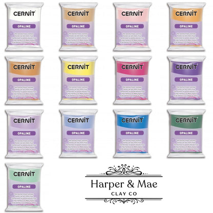 Cernit Opaline Professional Polymer Clay – Semi-Translucent Oven Bake Clay