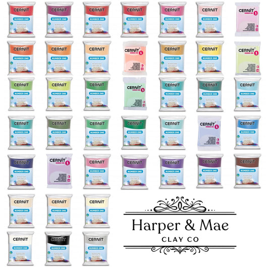 Cernit Number One Polymer Clay 56g (2 oz) – Professional Solid Color Clay | All Colors Available