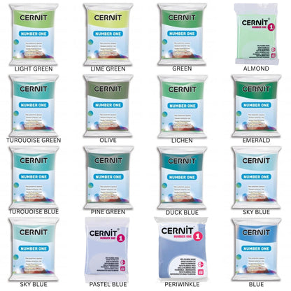 Cernit Number One Polymer Clay 56g (2 oz) – Professional Solid Color Clay | All Colors Available