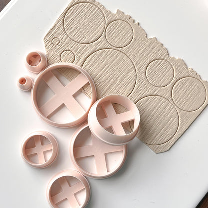 Polymer Clay Circle Cutters – Set of 7 Sizes (0.5” to 2”)