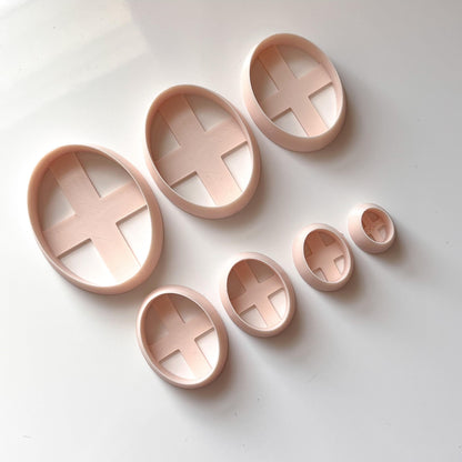 Polymer Clay Oval Cutters – Set of 7 Sizes (0.5” to 2”)