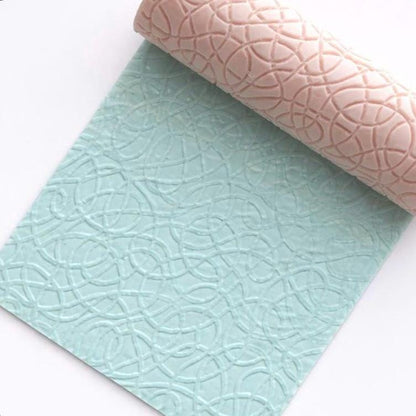 Abstract Lines Polymer Clay Texture Roller | Seamless Pattern Tool for Earrings | T-8