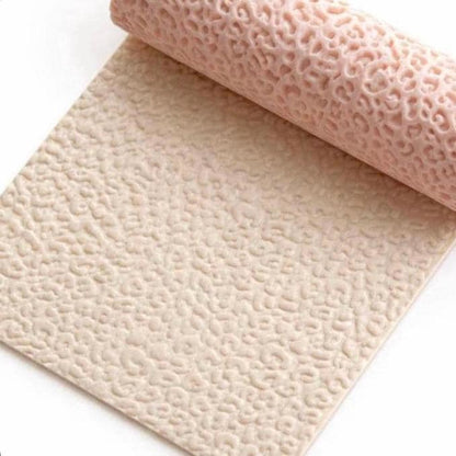 Leopard Print Polymer Clay Texture Roller | Seamless Pattern Embossing Tool | T-15