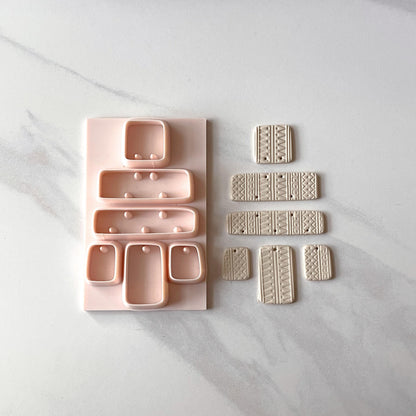 All-In-One Polymer Clay Cutter & Hole Punch Tool | Statement Earrings | E-125